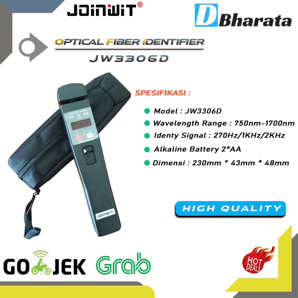 OFI JW3306D Joinwit Optical Fiber Identifier FTTH Tool Kit Fiber Optik