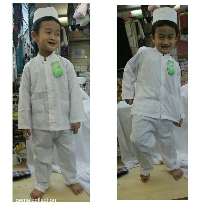 baju koko stelan anak 1-16 tahun