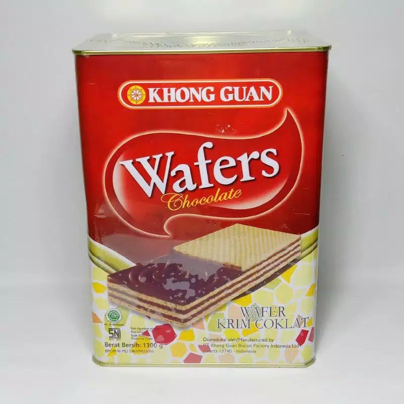 

Khong Guan Wafer Choco 1300gr KALENG SEGI barcode 8888166606357 FREE BUBBLE