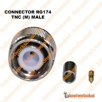 KONEKTOR CONNECTOR RG174 TNC M (MALE)