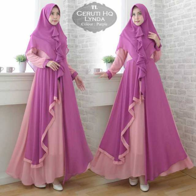 Gamis syar'i ceruti linda
