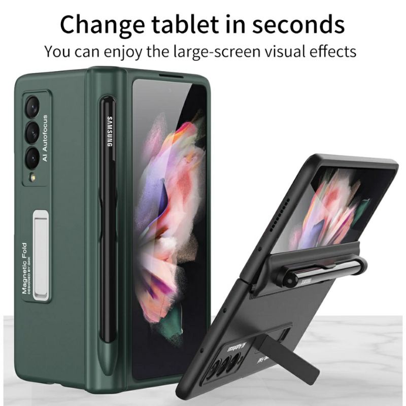 Case Samsung Galaxy Z Fold3 Fold4 5G Fold 3 4 Hard PC Full Cover With Pen Slot Original GKK