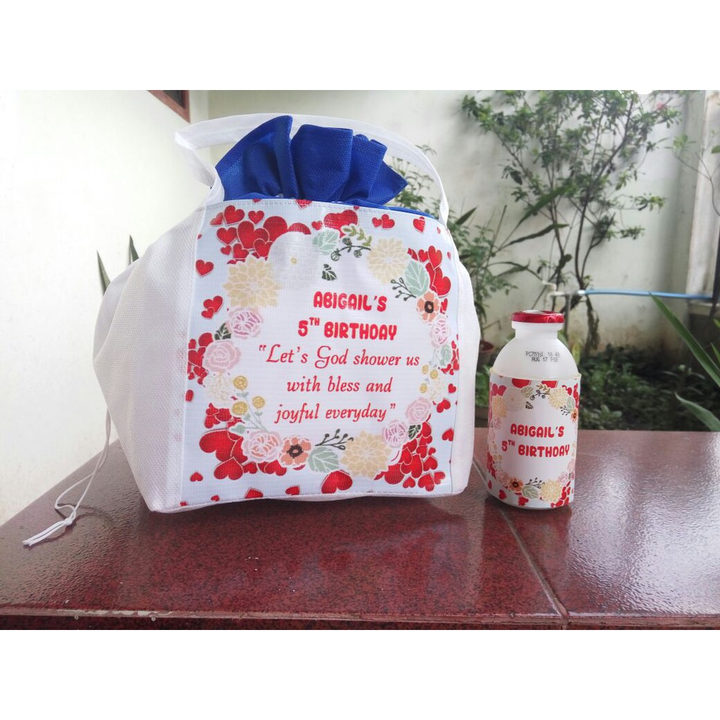 TAS SPUNBOND SERUT V20 Goodie bag ulang tahun anak wedding pernikahan goody harga murah meriah-5