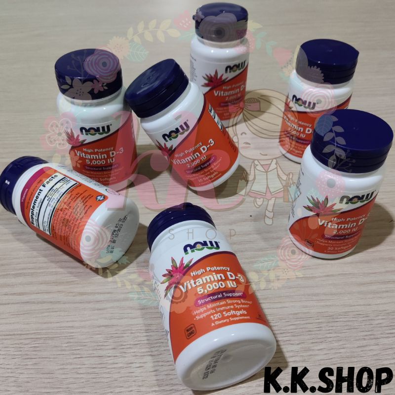 Now Vitamin D3 1000IU / 2000IU / 5000IU Original