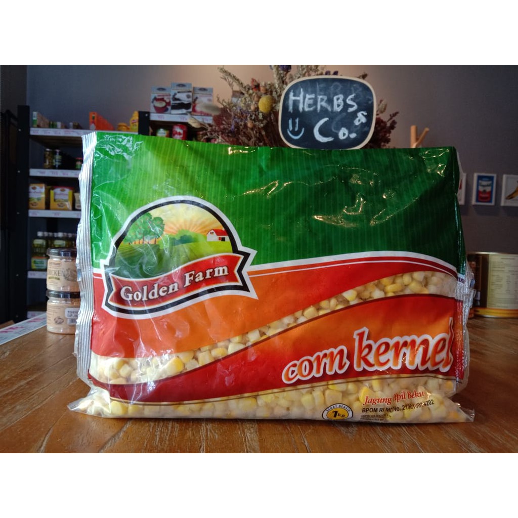 

Golden Farm Frozen Corn Kernel / Jagung 1kg