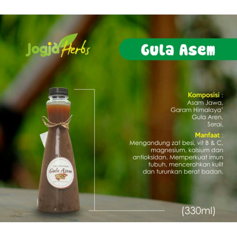 

GULA ASEM BOTOL 330Ml