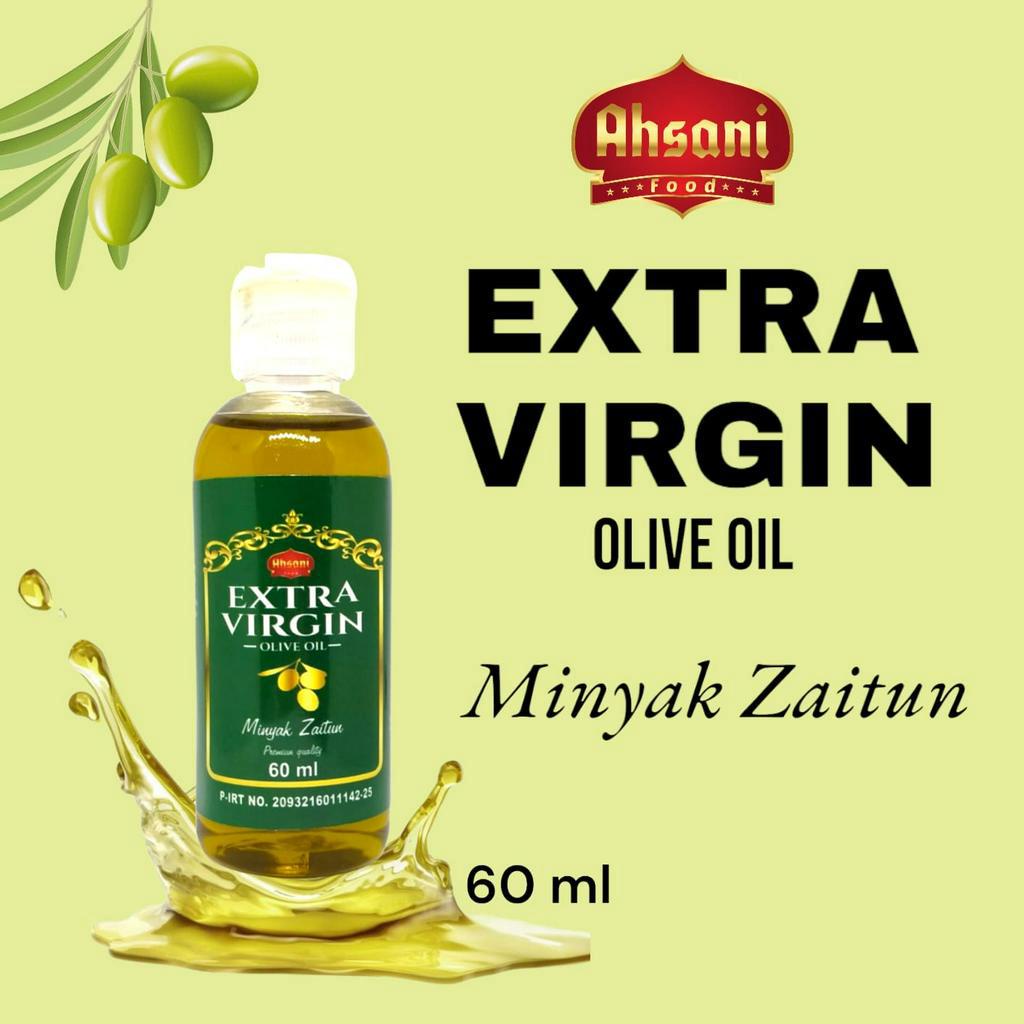 

Minyak Zaitun Extra Viirgin Ahsani 60 ml Minyak Kesehatan dan Minyak Kecantikan