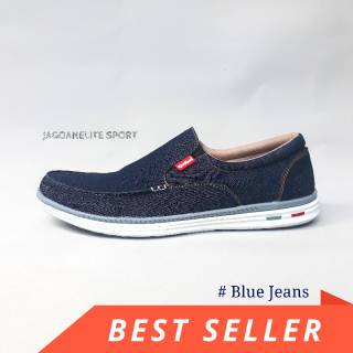  SEPATU  KICKERS CASUAL  SLOP SLIPON PRIA KERJA KANTOR FORMAL 