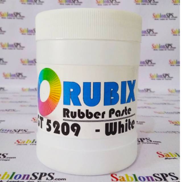 Tinta Sablon Rubber Glossy Rubix GT 5209 White 500gr