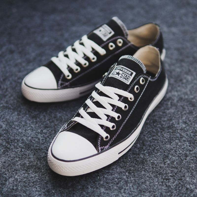 SEPATU CONVERSE ALL STAR LOW BLACK WHITE 70S SEPATU CONVERSE PENDEK