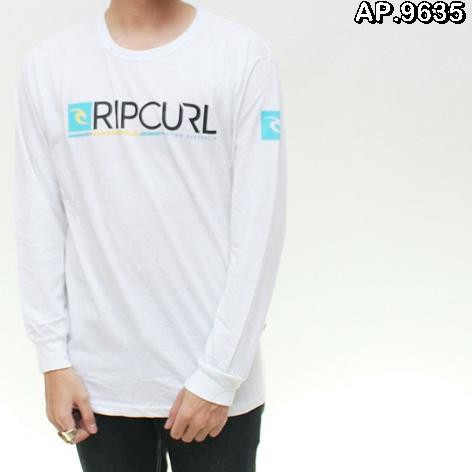 Kaos Pria Distro | Kaos Ripcurl - Lengan Panjang A-9635 | Baju Kaos Branded | Kaos Murah
