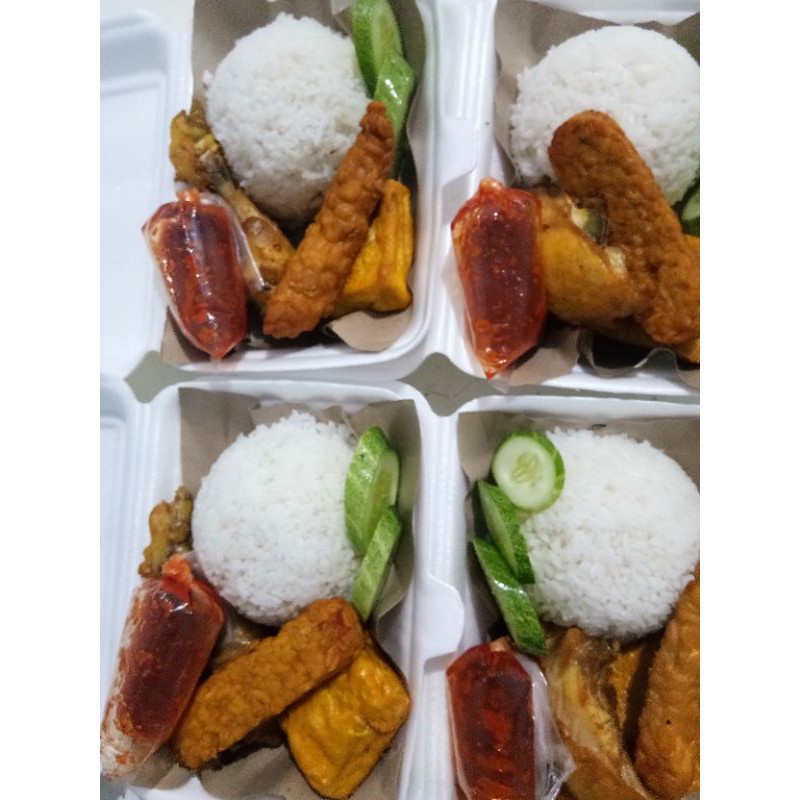 paket nasi ekonomis catering harian