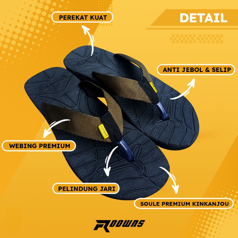 Sandal Jepit Sendal Gunung Pria Wanita Hiking Premium Frox