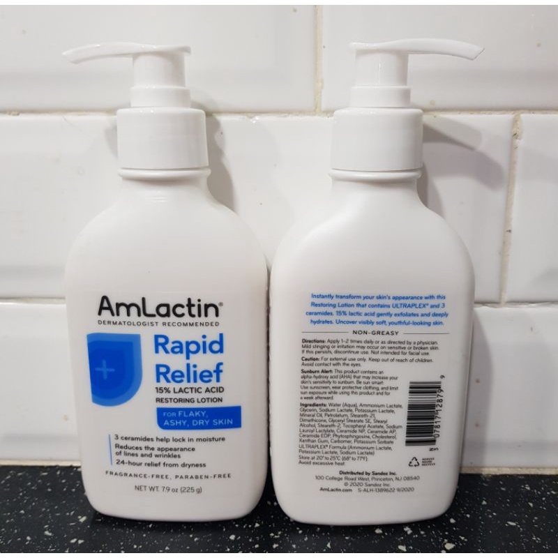 Amlactin Rapid Relief Restoring Body Lotion 225gr