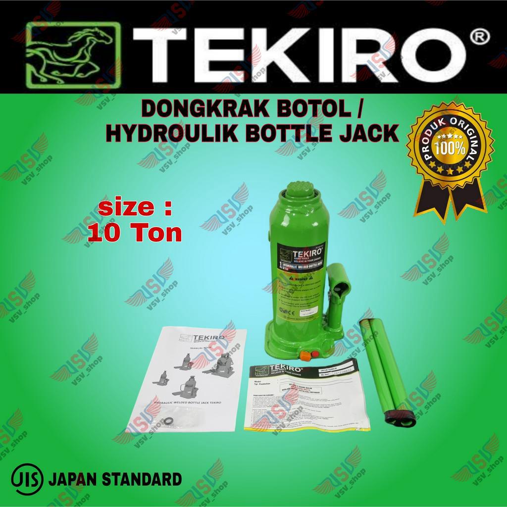 Tekiro Dongkrak Botol 10 Ton / hydraulic jack bottle 10 ton Tekiro