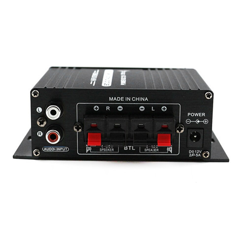 HiFi Mini Stereo Car Amplifier Treble Bass Booster ANENG - AK170