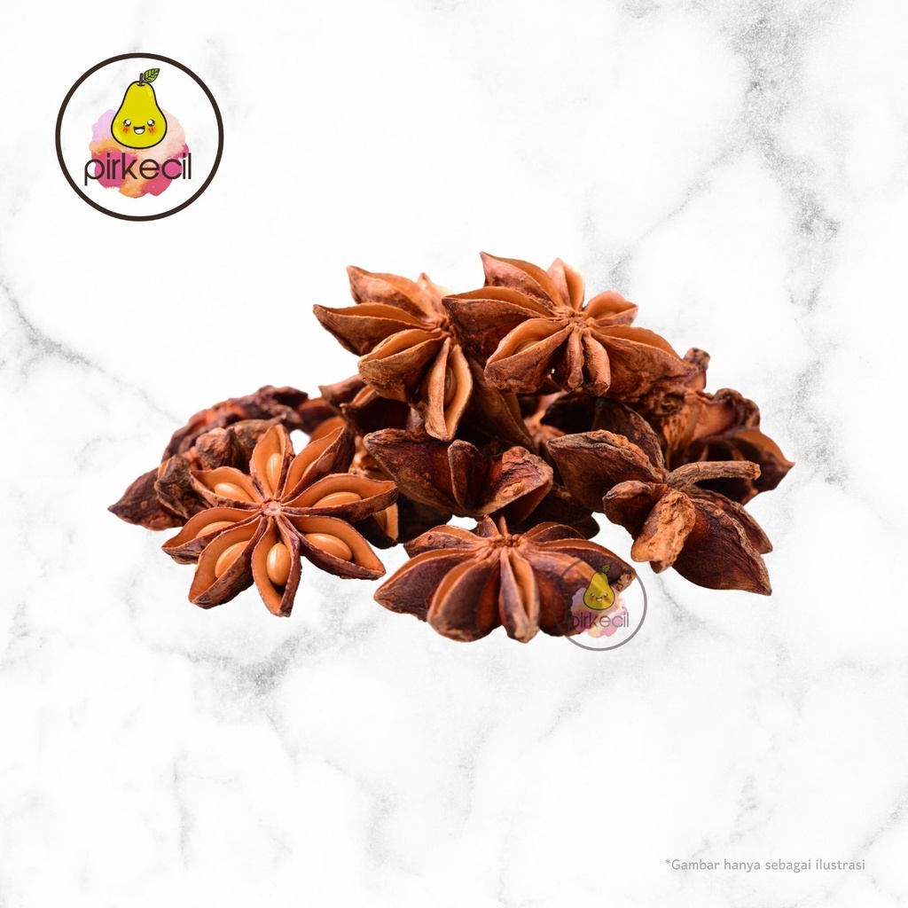 

Star Anise / Anistar / Ba Jiao / Pekak / Bunga Lawang 50 gr