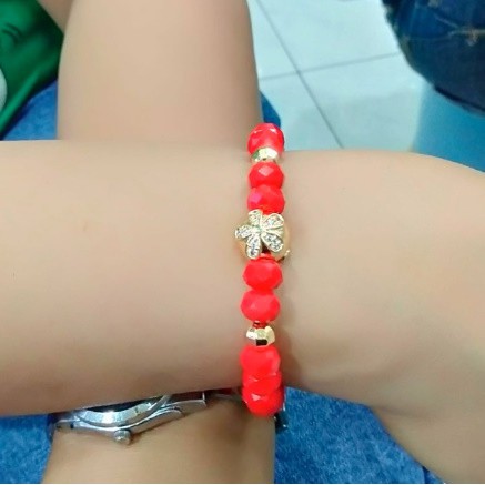 Gelang tangan wanita gelang kristal lapis emas perhiasan fasion wanita gelang