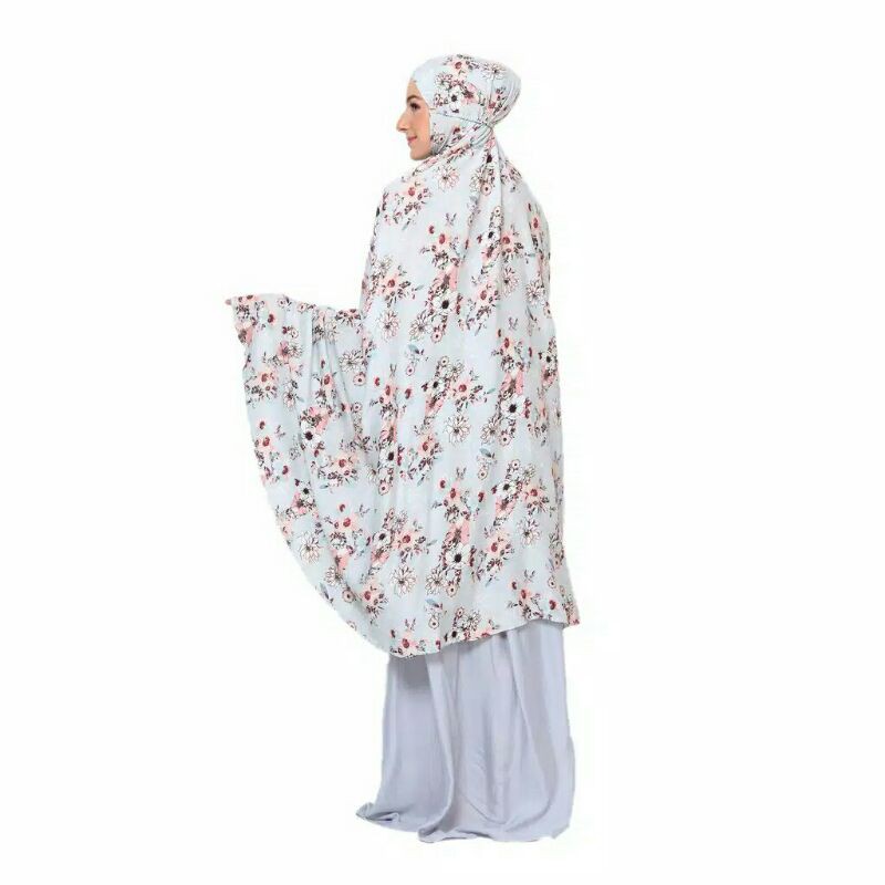 Mukena Tazbiya collection -  PEONY GREY