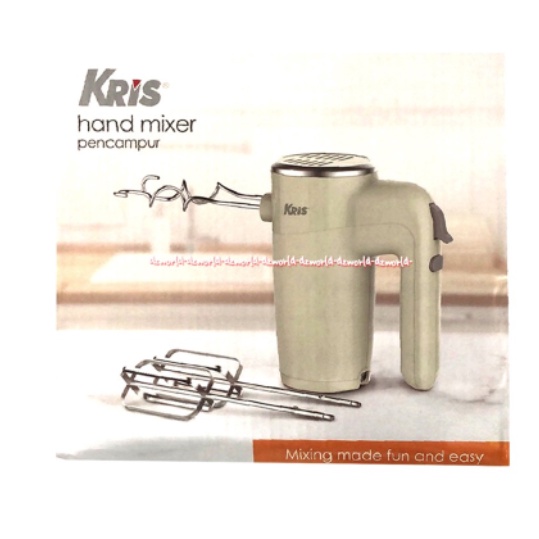 Kris Hand Mixer Pencampur Pengaduk Tepung Kue Adonan Krishand Mikser Handmixer Krischef