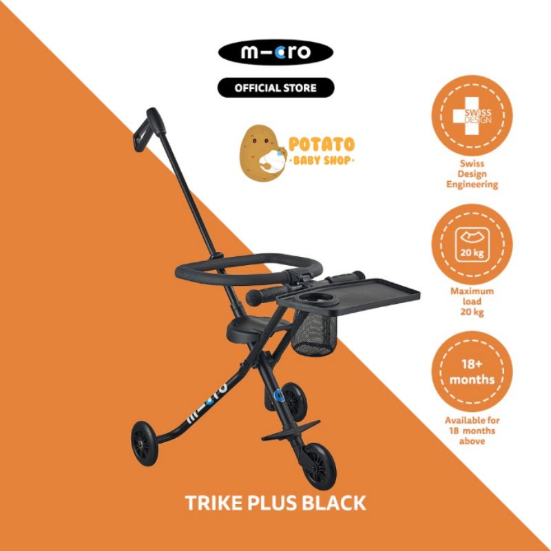 Micro Trike Plus Black