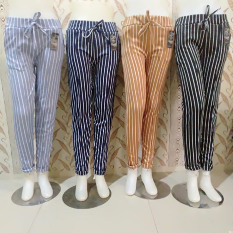 CELANA  SCUBA SALUR / CELANA DOTY SCUBA / CELANA PANJANG WANITA / CELANA PANJANG SLIM PEREMPUAN