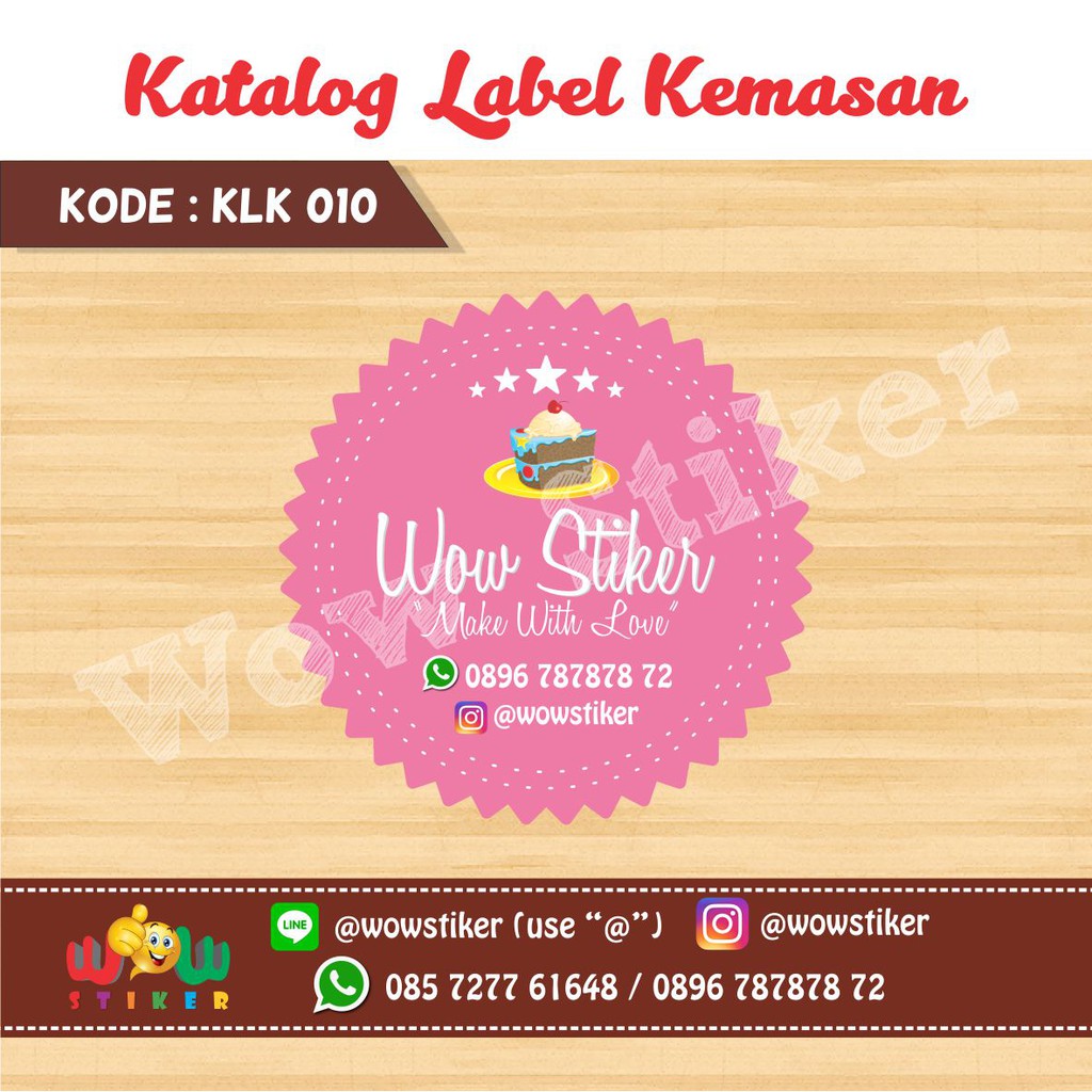 STIKER LABEL PRODUK LINGKARAN Shopee Indonesia