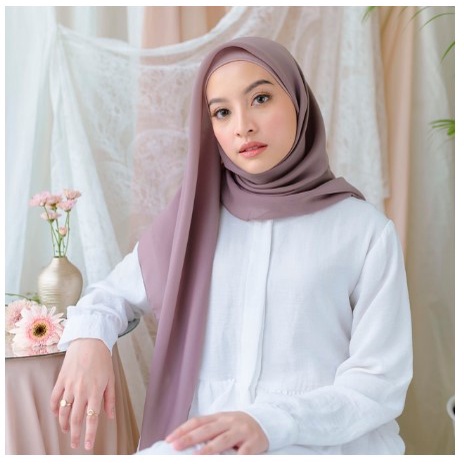 [SUPER MURAH &amp; BISA GROSIR] Jilbab Segiempat Polos BELLA SQUARE Hijab Segi Empat POLLYCOTTON BELLA SQUARE Warna Lengkap BISA COD PART 1