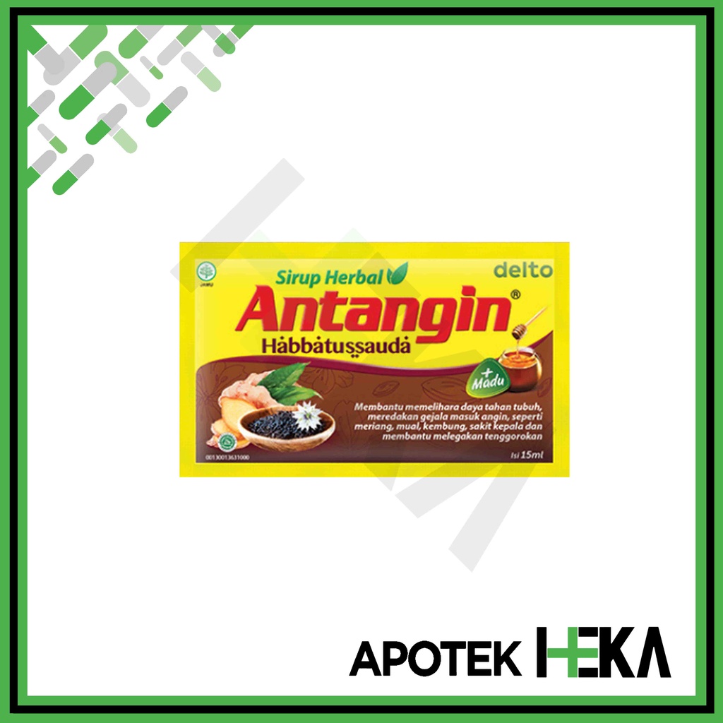 Antangin Habbatussauda 1 Sachet 15 ml - Sirup Masuk Angin (SEMARANG)