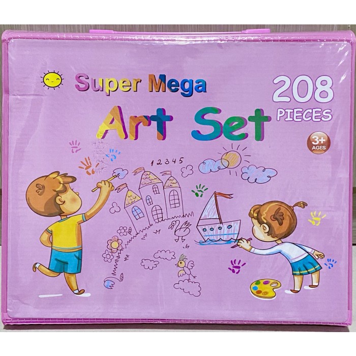 

Hemat Gift Set Crayon Set Anak 208Pcs Pensil Warna Alat Lukis Alat Mewarnai Hemat