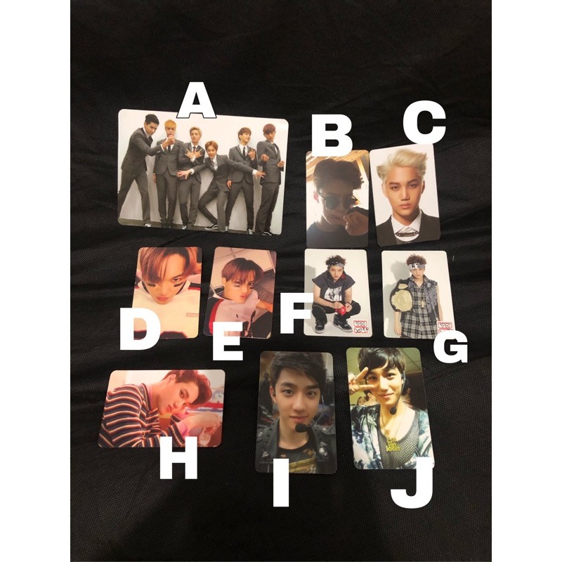 EXO PHOTOCARD EXO-K EXO-M KAI SEHUN D.O KYUNGSOO MAMA LOVE ME RIGHT OVERDOSE