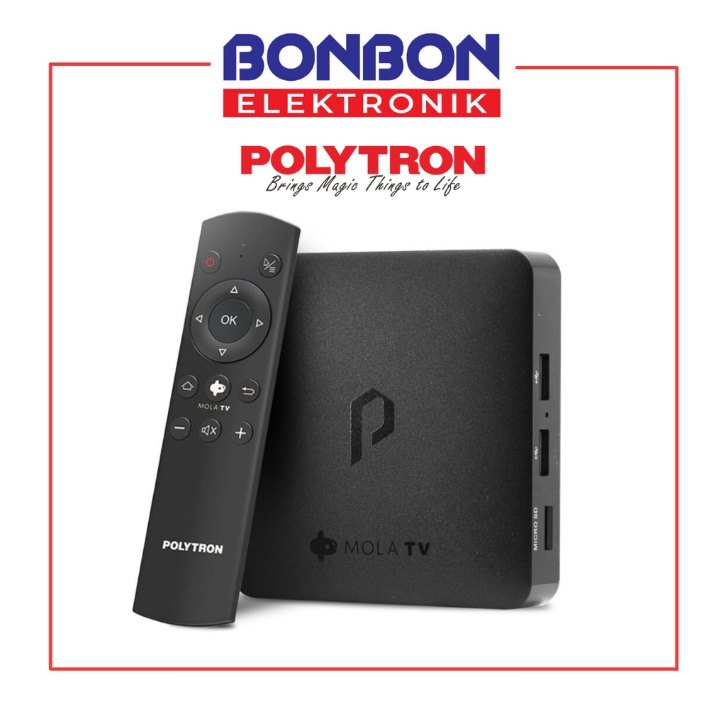 POLYTRON MOLA TV STREAMING DEVICE PDB M11 4K Smart Android Box PDBM11