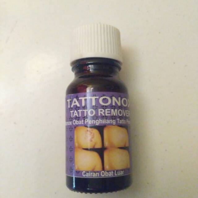 Obat Cair Tattonox Penghilang Dan Penghapus Gambar tato Secara Permanen Tanpa Efek Samping