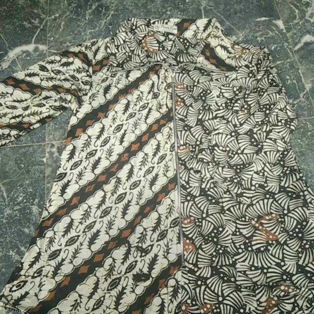 Atasan Batik Cap Kantoran Blouse Batik Modern Eksklusif