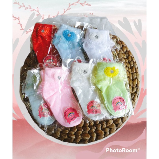 Kaos Kaki Renda Anak Paud TK || Kaos Kaki Anak Perempuan Polos