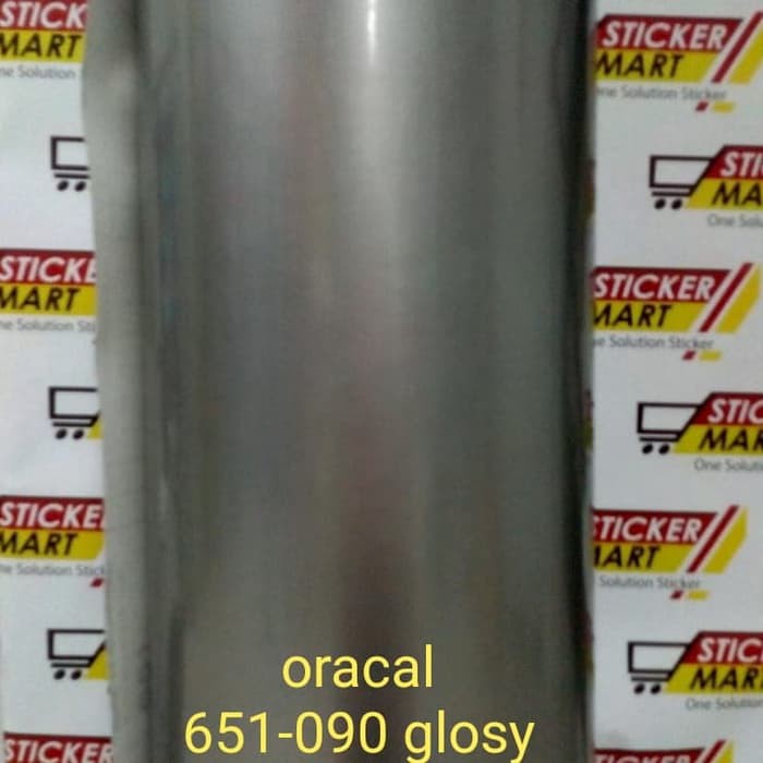 Oracal 651 090G Silver Grey Glossy 126cm