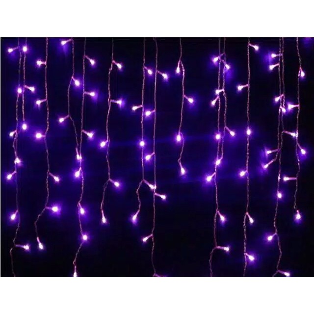 [READY LAMPU NATAL TIRAI] 4METER LED Curtain Light | Tumblr Tirai Lampu Hias Warna Warmwhite dll