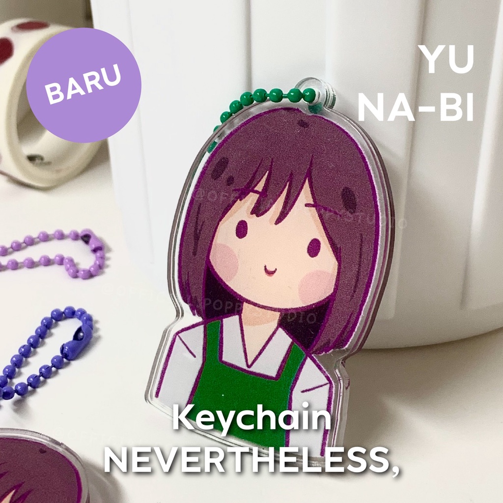 [HanSoHee] Keychain Gantungan Kunci Nevertheless | Yu Na Bi | Merch Drakor