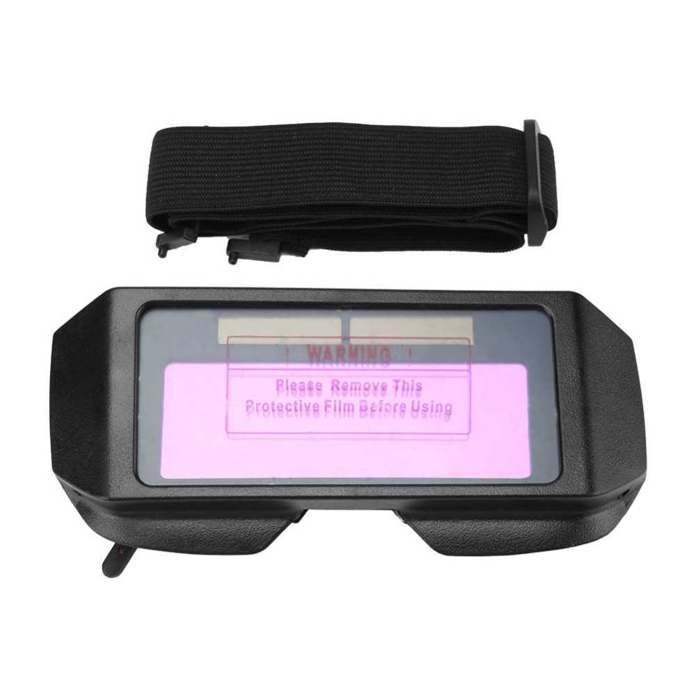 Kacamata Las Otomatis Auto Darkening Soldering Googles / Kacamata Las Otomatis Kdk Xenon Dual Glass Uchiha Auto Dark Darkening  Darkness Automatic Listrik Gelap Terang Bening Hitam Pria Safety Perlengkapan Las Anti Silau Solar / Kacamata Tukang Las Murah