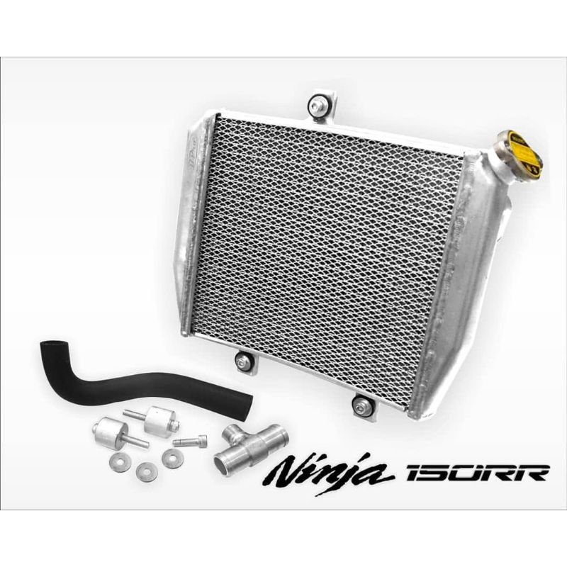 RADIATOR ALUMUNIUM CURVE BIG VOLUME NINJA RR &amp; R BPRO RACING