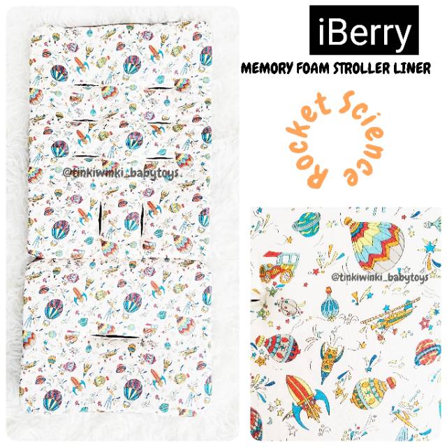 IBERRY MEMORY FOAM STROLLER LINER