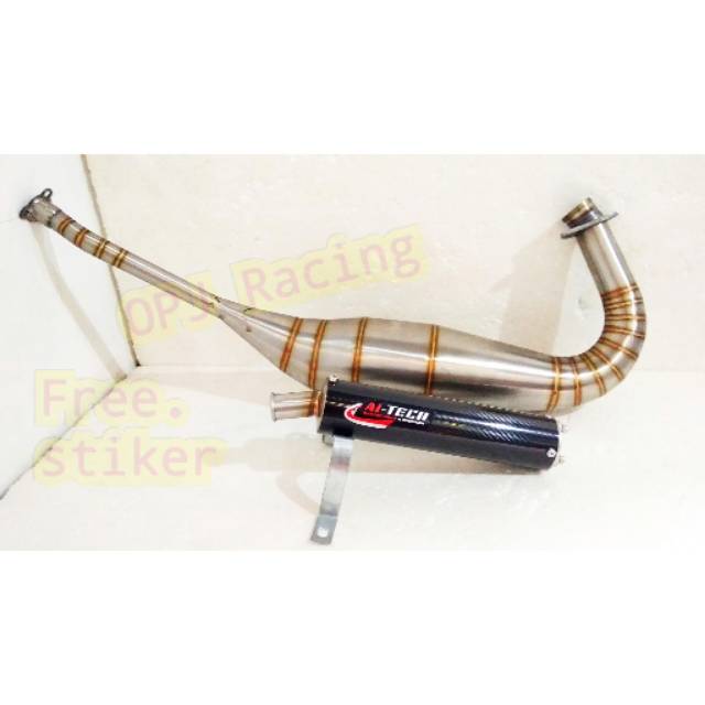 Knalpot Aitech ninja R RR silencer Carbon