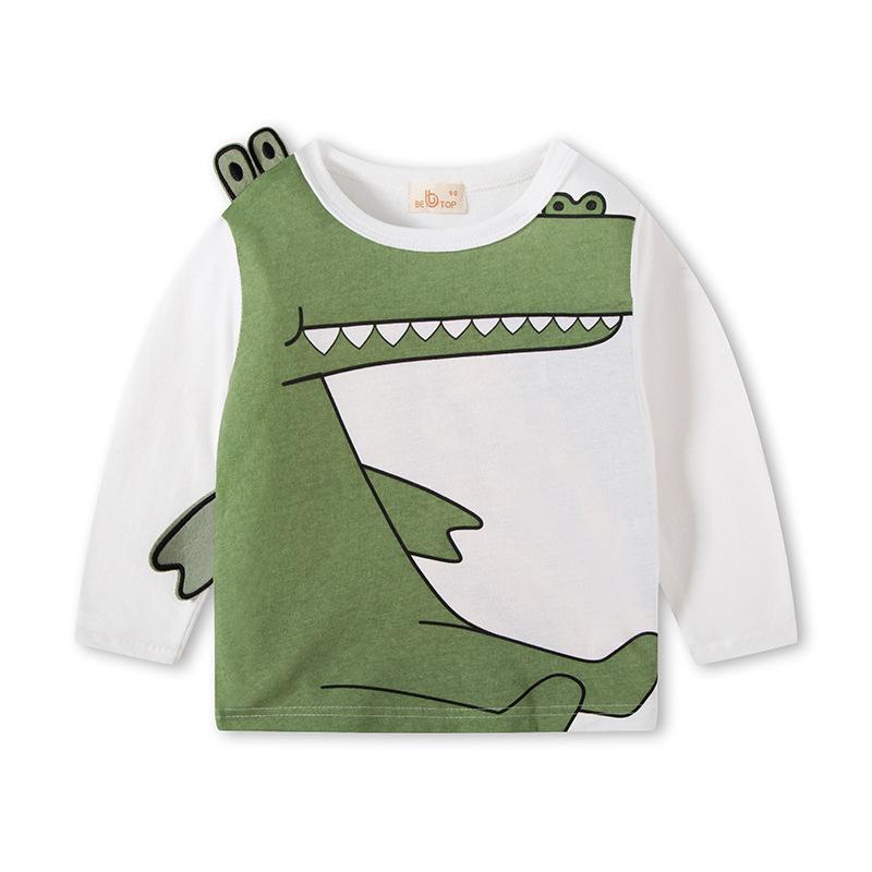  370199 CROCODILE  Atasan 3D Kaos  Trendi Anak  Import 