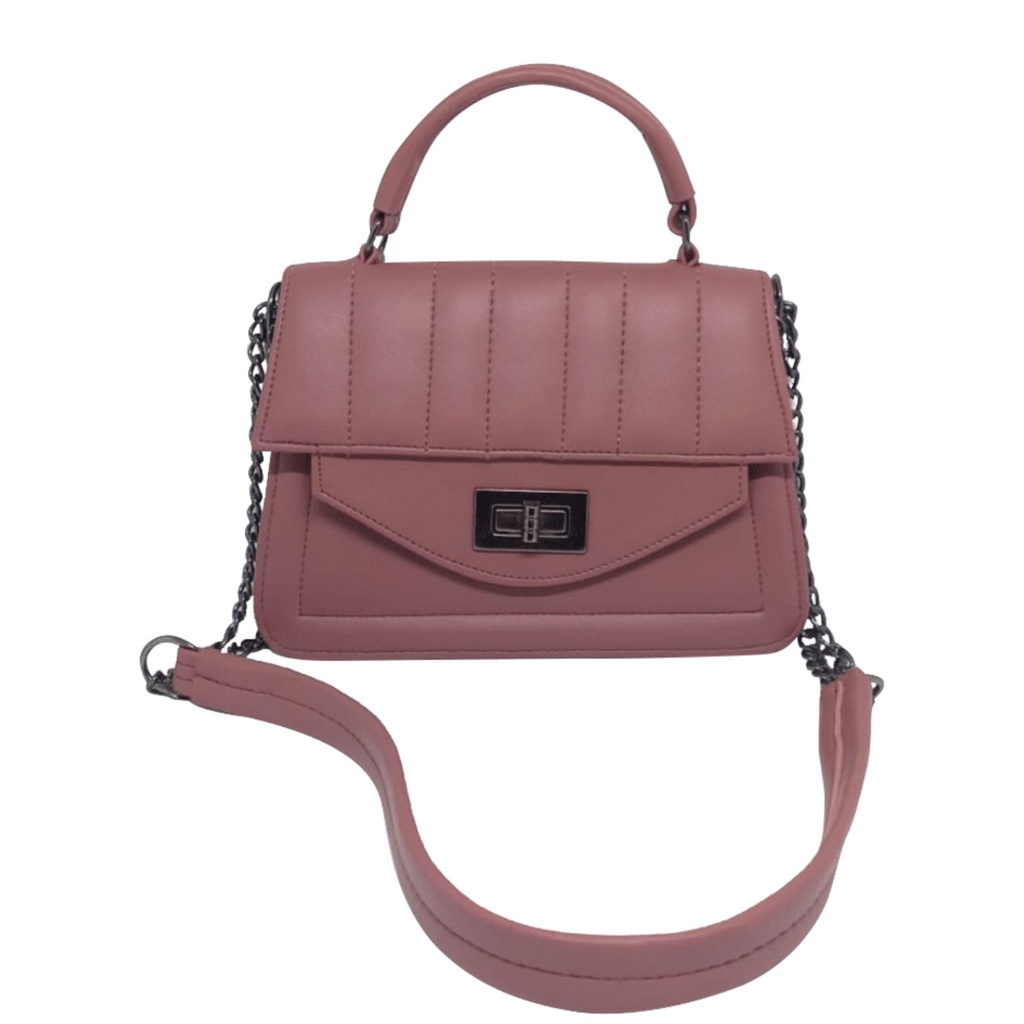 Tas Wanita Tas Selempang Sling Bag Miniso Tas Bahu Korea Tali Rantai Fashion Kekinian