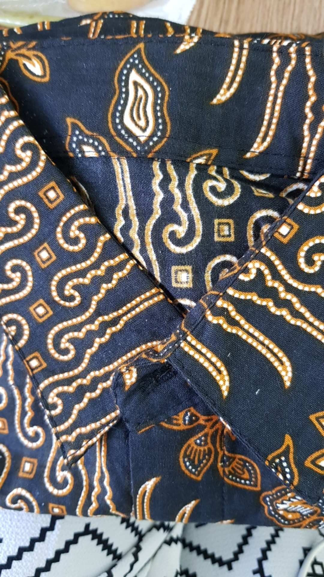 Set Couple Mini Blouse Brown Maura Couple - Sania Ruffle Batik Couple Ori Ndoro Jowi Suryandhanu Dnt