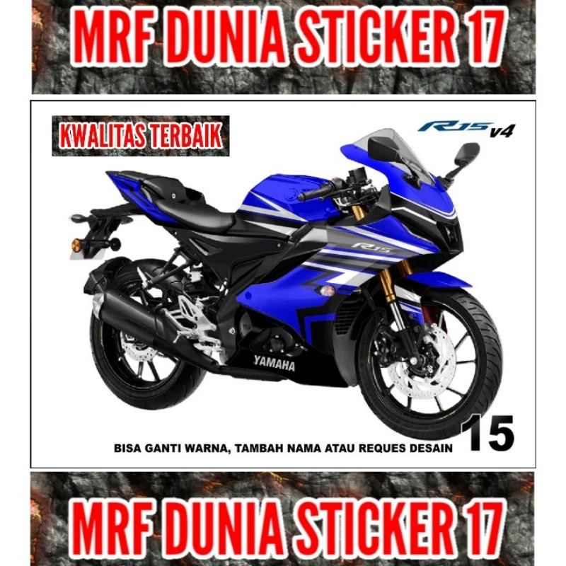 Sticker decal R15 V4 Full Body  Decal Motor R15 V4 Sticker Motor R15 V4 Decal Sticker Motor R15 V4 m