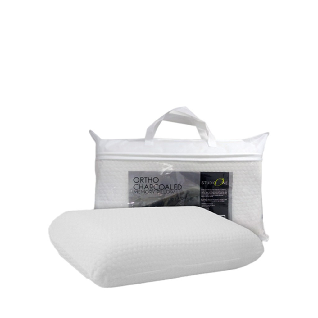 Bantal STUDIO ONE Ortho Charcoaled Memory Pillow Double Jacquard