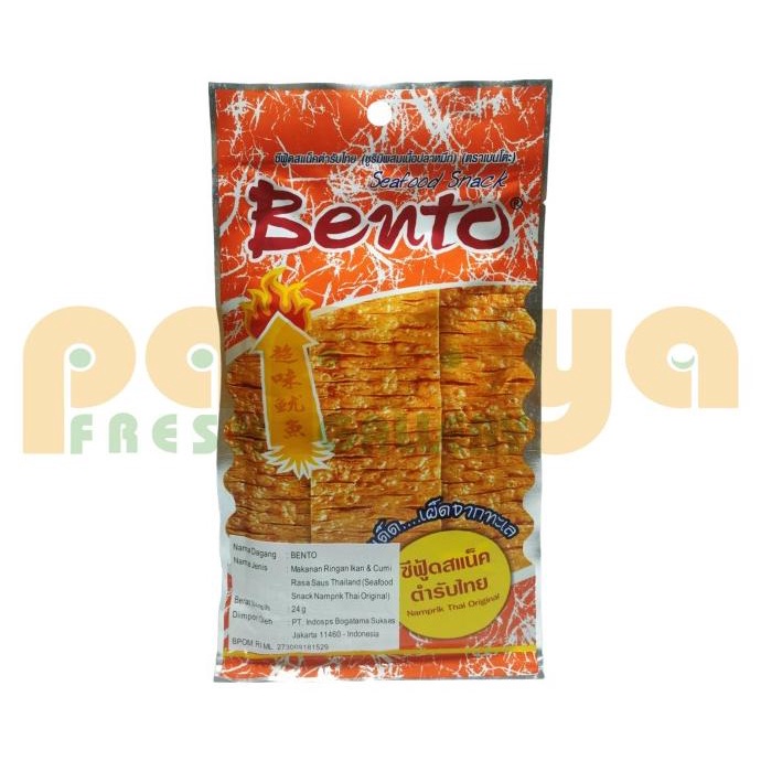 

$$$$] BENTO SQUID SEAFOOD SNACK NAMPRIKTHAI 24GR PCS