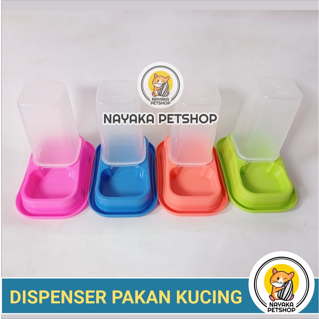 Dispenser Pakan Kucing Anti Semut Otomatis Pet Bowl Feeder Makanan Hewan