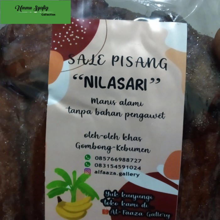 

Sale pisang basah asli saleh pisang panggang tanpa pengawet +-500gr